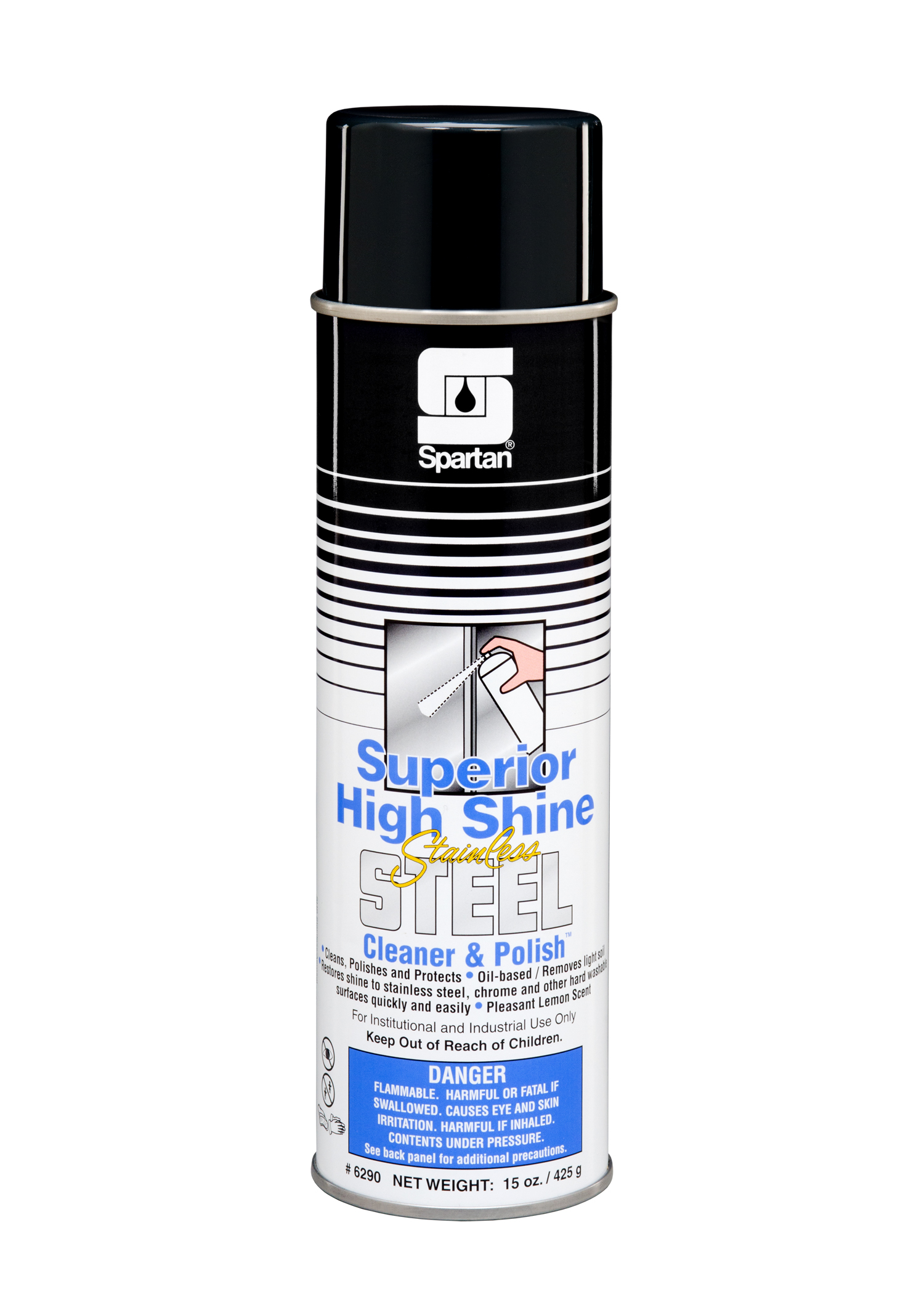 Superior High Shine Stainless Steel Cleaner & Polish 20 oz (12 per case)